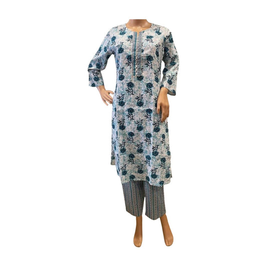 Cotton Kurti Pant Set