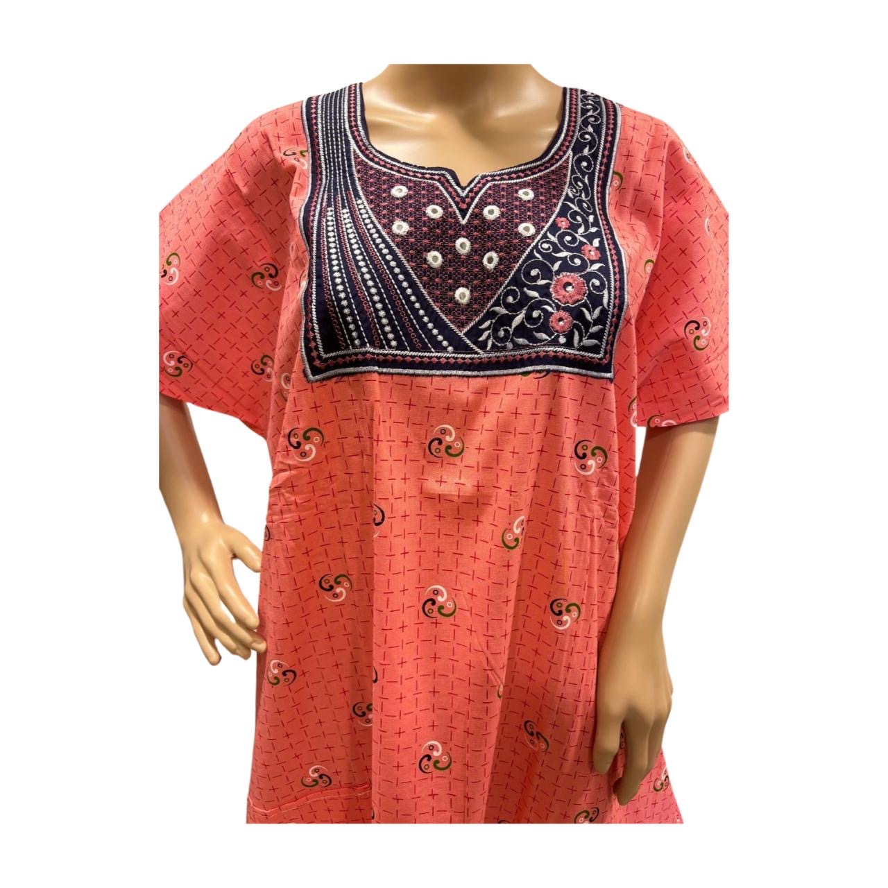 Ladies Embroidery Nighty