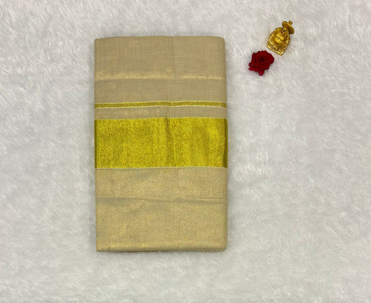 Kerala Set Saree [Plain Tissue Saree]