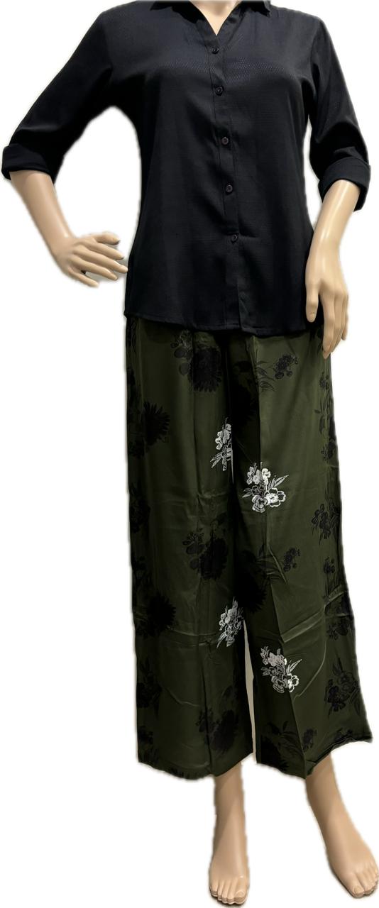 Printed Palazzo Pants [Rayon Fabric]