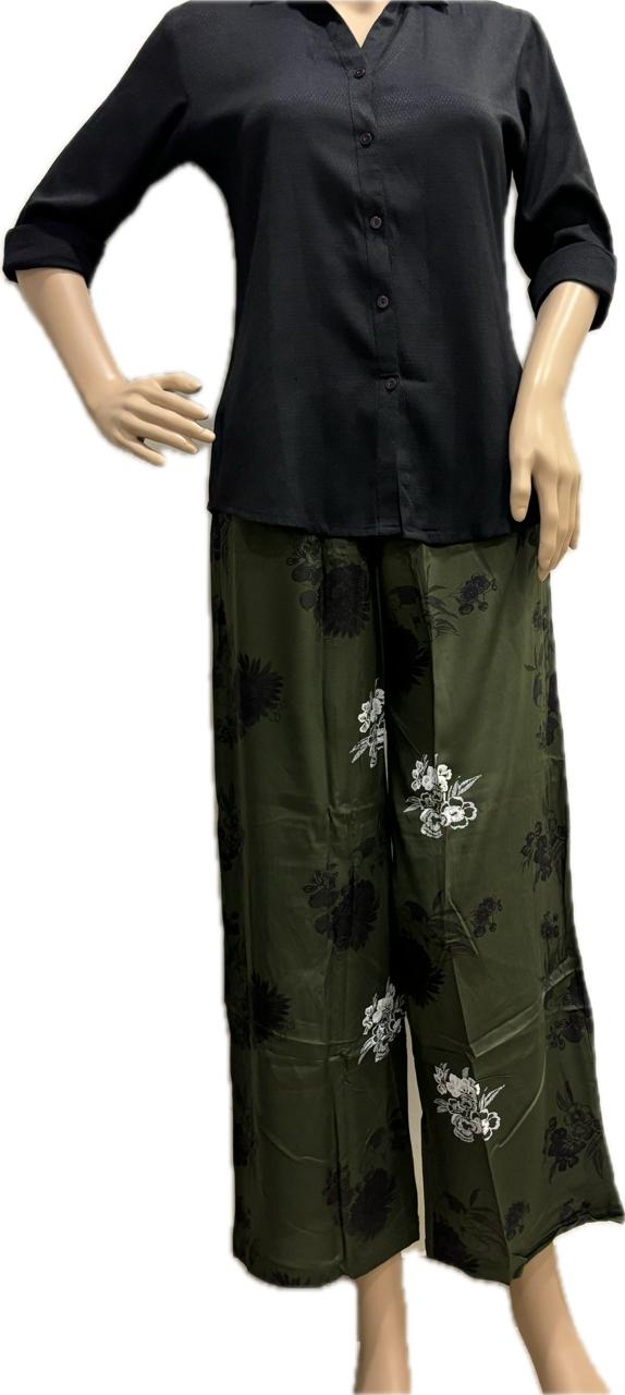 Printed Palazzo Pants [Rayon Fabric]